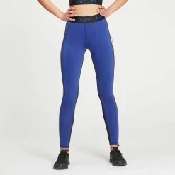 MP Clothing MP Women's Engage Colour Block Leggings - Blue