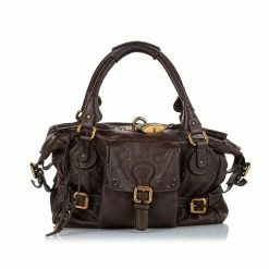 Chloe Pre-owned Vintage Chloe Paddington Leather Handbag Brown