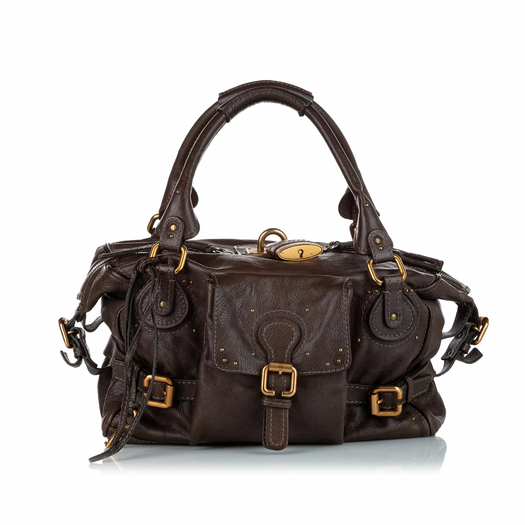 Chloe Pre-owned Vintage Chloe Paddington Leather Handbag Brown 1 Chloe Pre-owned Vintage Chloe Paddington Leather Handbag Brown