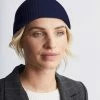 Loop Cashmere Cashmere Beanie in Midnight Blue - Navy