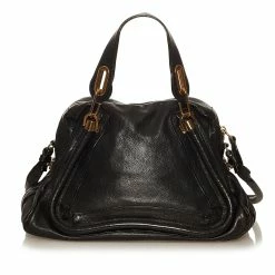 Chloe Pre-owned Vintage Chloe Paraty Leather Satchel Black 7 Chloe Pre-owned Vintage Chloe Paraty Leather Satchel Black -Cheap Clogau Store 16a1bcf5b4824bd3a6d6fe8164b929ba