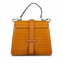 Chloe Pre-owned Vintage Chloe Aby Leather Satchel Brown 7 Chloe Pre-owned Vintage Chloe Aby Leather Satchel Brown -Cheap Clogau Store 1CCLSH021 3