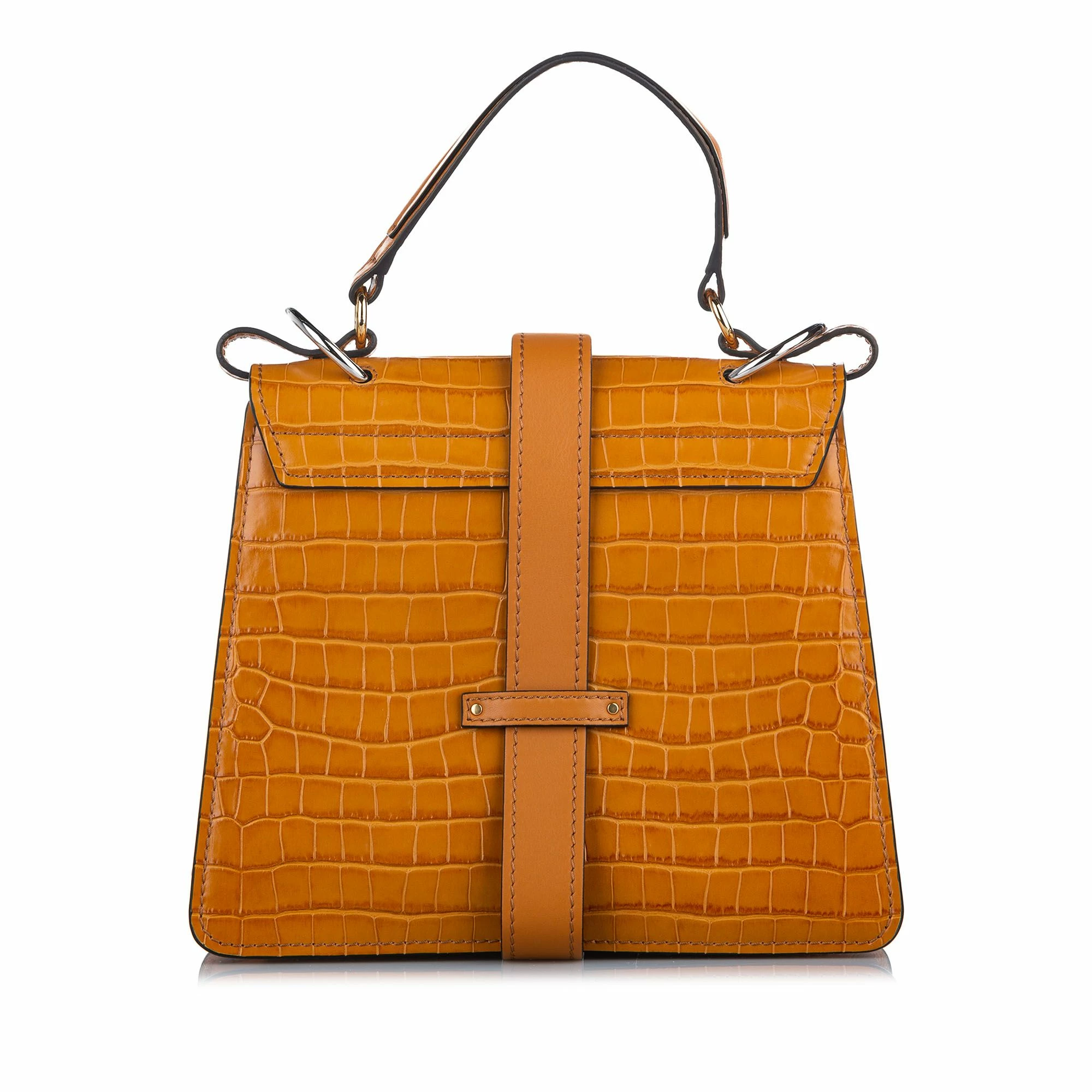 Chloe Pre-owned Vintage Chloe Aby Leather Satchel Brown 3 Chloe Pre-owned Vintage Chloe Aby Leather Satchel Brown - Image 3