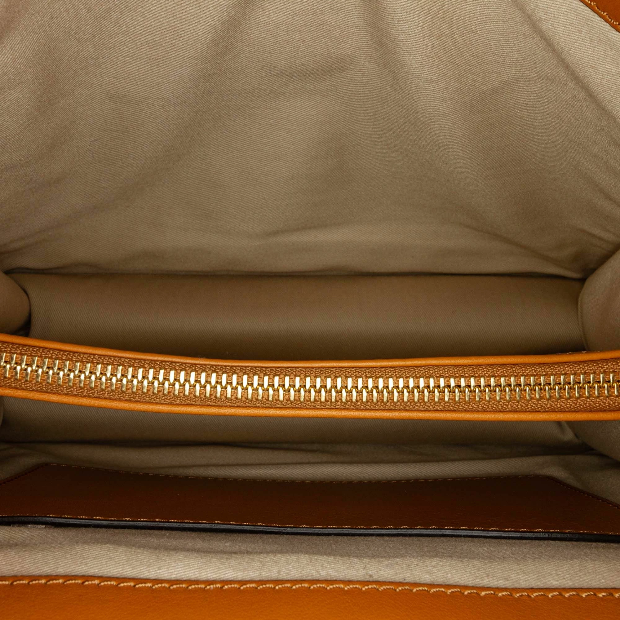 Chloe Pre-owned Vintage Chloe Aby Leather Satchel Brown 5 Chloe Pre-owned Vintage Chloe Aby Leather Satchel Brown - Image 5