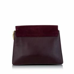 Chloe Pre-owned Vintage Chloe Studded Medium Faye Leather Shoulder Bag Red -Cheap Clogau Store 1ff5635d5eec47319c277a91c66a0753