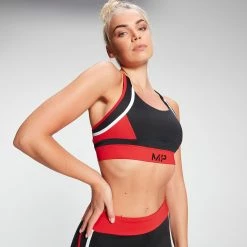 MP Clothing MP Women's Engage Colour Block Convertible Sports Bra - Black/ Red 7 MP Clothing MP Women's Engage Colour Block Convertible Sports Bra - Black/ Red -Cheap Clogau Store 28de3504941549e1a82d14db0733a953