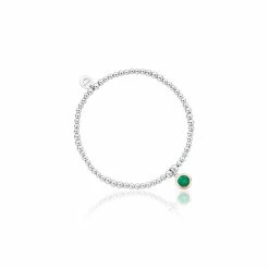 Clogau May Birthstone Affinity Bead Bracelet - Silver & Gold
