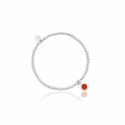 Clogau July Birthstone Affinity Bead Bracelet - Silver & Gold