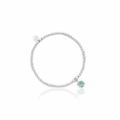 Clogau September Birthstone Affinity Bead Bracelet - Silver & Gold