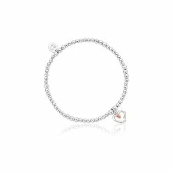 Clogau Tree of Life Vine Heart Affinity Bead Bracelet - Silver & Gold