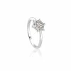 Clogau Lady Snowdon White Topaz Ring - Silver & Gold