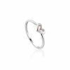 Clogau Always In My Heart Stacking Ring - Silver & Gold
