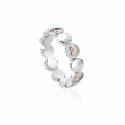 Clogau Tree of Life Insignia Capstone Ring - Silver & Gold