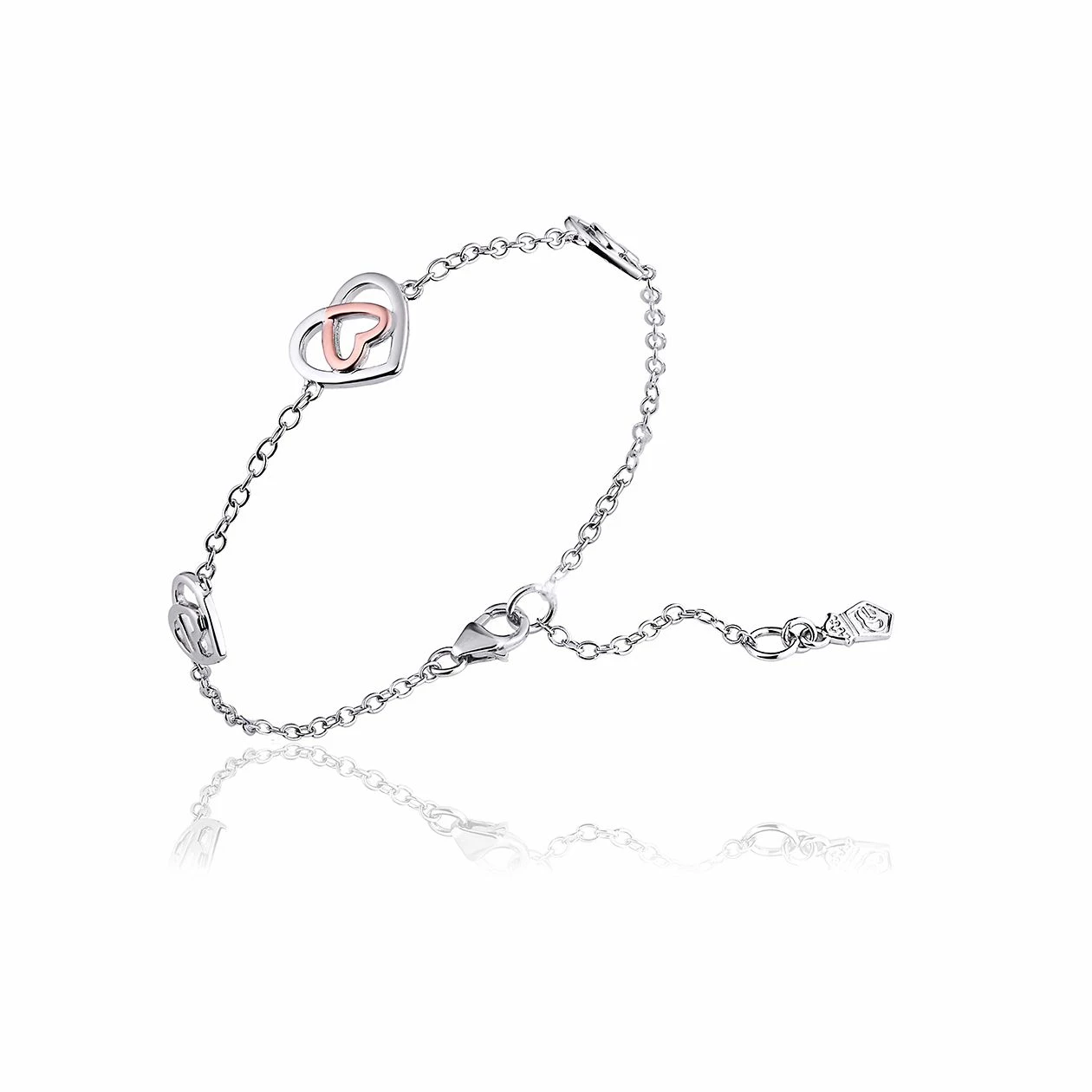 Clogau Affinity Heart Bracelet - Silver 1 Clogau Affinity Heart Bracelet - Silver
