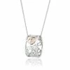 Clogau Affinity Heart Barrel Pendant - Silver