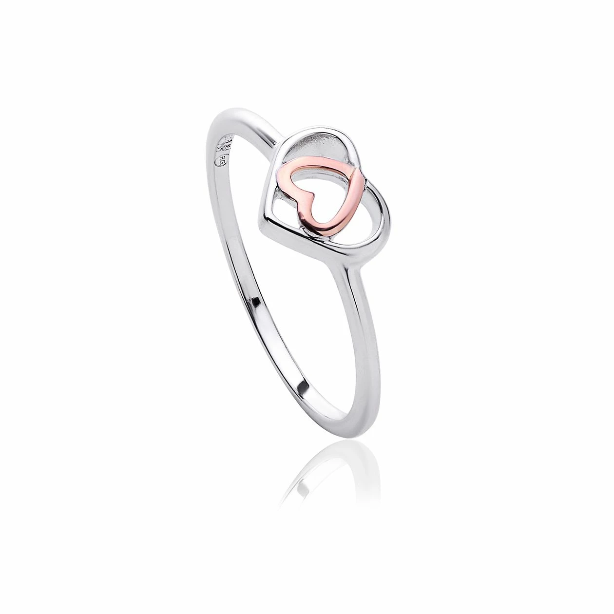 Clogau Affinity Heart Ring - Silver 1 Clogau Affinity Heart Ring - Silver