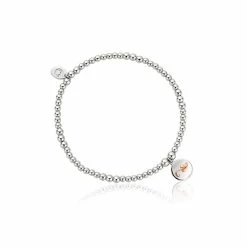 Clogau Tree of Life Insignia Affinity Bead Bracelet 16.5cm-17.5cm - Silver