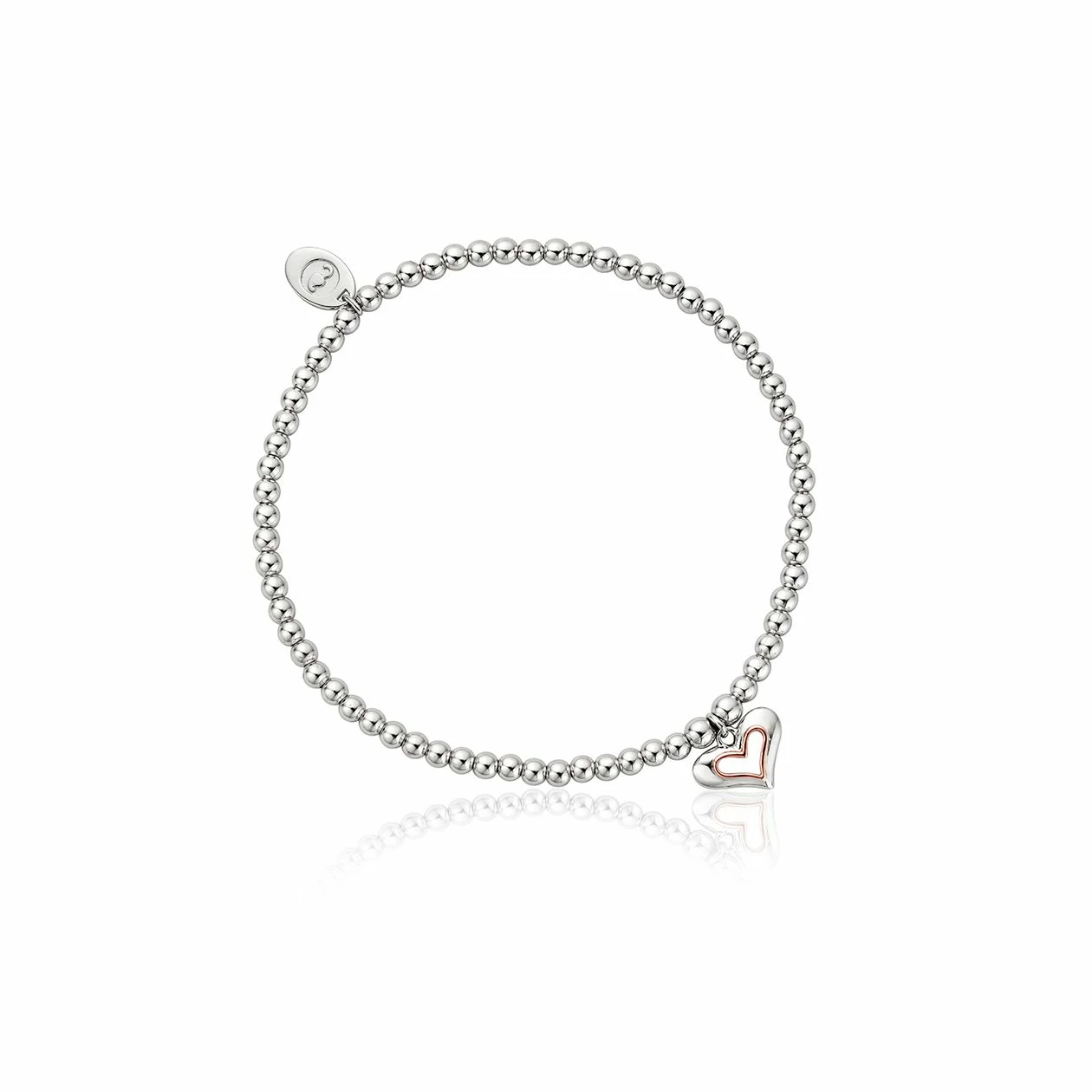 Clogau Together Forever Affinity Bead Bracelet 16.5-17.5cm - Silver 1 Clogau Together Forever Affinity Bead Bracelet 16.5-17.5cm - Silver