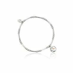 Clogau Moon and Star Affinity Bead Bracelet 16.5-17.5cm - Silver