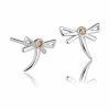 Clogau Damselfly Stud Earrings - Silver