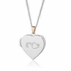 Clogau Tree of Life Heart Locket - Silver