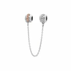 Clogau Safety Chain Milestones Bead Charm - Silver