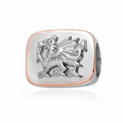 Clogau Welsh Dragon Milestones Bead Charm - Silver