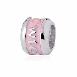 Clogau Cwtch Enamel Barrel Charm - Silver