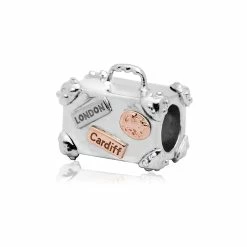 Clogau Suitcase Milestones Bead Charm - Silver