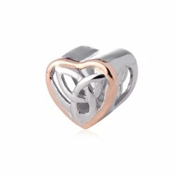 Clogau Eternal love Heart Milestones Bead Charm - Silver