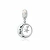 Clogau Man in the Moon Milestones Bead Charm - Silver