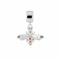 Clogau Queen Bee Milestones Bead Charm - Silver