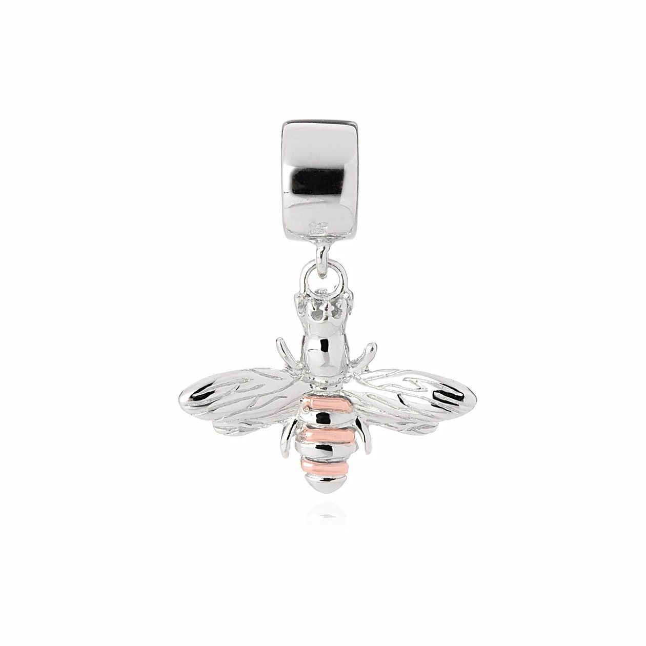 Clogau Queen Bee Milestones Bead Charm - Silver 1 Clogau Queen Bee Milestones Bead Charm - Silver