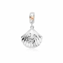 Clogau Shell Milestones Bead Charm - Silver