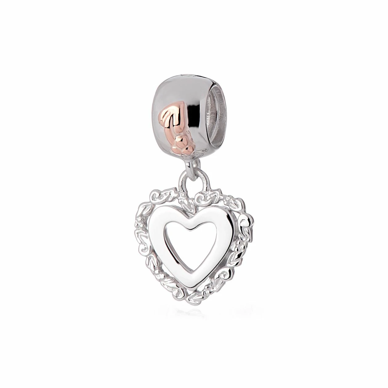 Clogau One Heart Milestones Bead Charm - Silver 1 Clogau One Heart Milestones Bead Charm - Silver