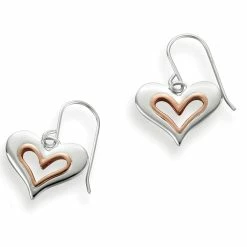 Clogau Always In My Heart Earrings - Silver