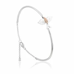 Clogau Red Kite Banglet - Silver