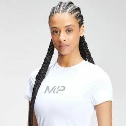 MP Clothing MP Women's Tempo Short Sleeve Top - White -Cheap Clogau Store 51370a1876e6401ca32fd44f933fae83