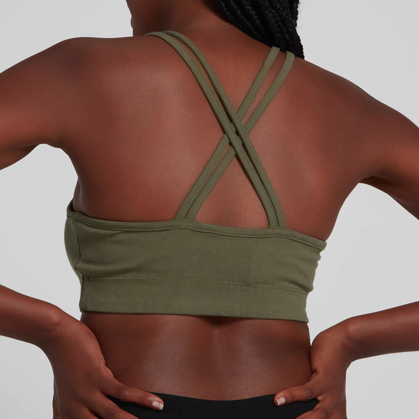 MP Clothing MP Women's Essentials Jersey Bra - Green 4 MP Clothing MP Women's Essentials Jersey Bra - Green - Image 4