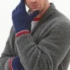 Loop Cashmere Mens Cashmere Gloves in Midnight - Navy