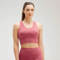 MP Clothing MP Women's Power Longline Sports Bra - Pink