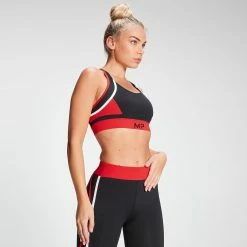 MP Clothing MP Women's Engage Colour Block Convertible Sports Bra - Black/ Red 6 MP Clothing MP Women's Engage Colour Block Convertible Sports Bra - Black/ Red -Cheap Clogau Store 6972d3f4c94547e4bd61e261e8a069f9