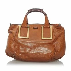 Chloe Pre-owned Vintage Chloe Ethel Leather Satchel Brown