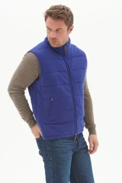 Loop Cashmere Mens Cashmere Gilet in Ultramarine - Blue -Cheap Clogau Store 79918a324fa146339331ba11debae66d scaled