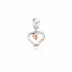 Clogau Tree of Life Vine Heart Milestones Bead Charm - Silver & Gold