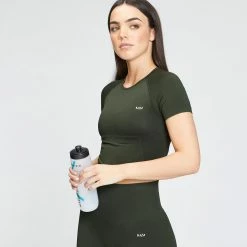 MP Clothing MP Women's Shape Seamless Crop Top - Green -Cheap Clogau Store 7cfe016e80b542f480467a2018061a38