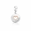 Clogau Take My Heart Milestones Bead Charm - Silver & Gold
