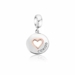 Clogau Take My Heart Milestones Bead Charm - Silver & Gold