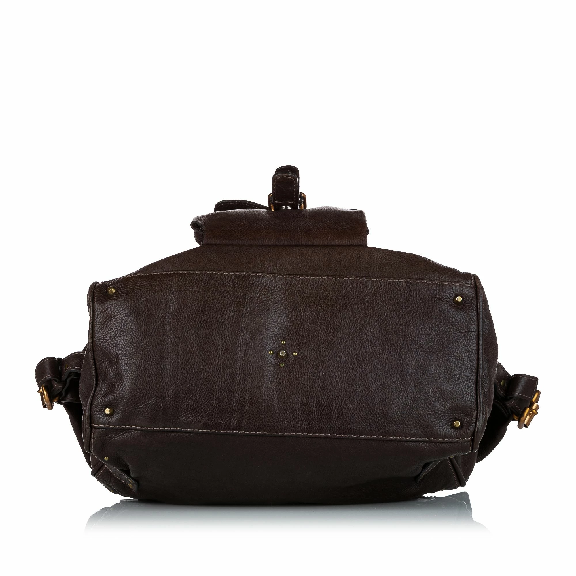 Chloe Pre-owned Vintage Chloe Paddington Leather Handbag Brown 4 Chloe Pre-owned Vintage Chloe Paddington Leather Handbag Brown - Image 4