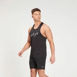 MP Clothing MP Men's Graphic Running Tank Top - Black